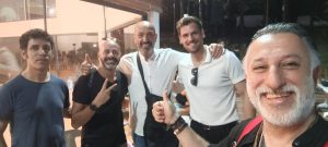 Ünlü oyuncu Osman koyun ve Teyfik inceoglu da set ziyareti yaptılar.